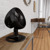 Turbo Power Oscillating Electric 10 inch Table Fan, Black, HPF860BWM
