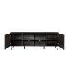 TV Stand Mid-Century Wood Modern Entertainment Center Adjustable Storage Cabinet TV Console for Living Room