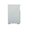 TV Stand High Gloss Doors Modern TV Stand LED (White)