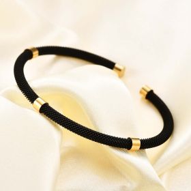 3 Colors lockable Braclets Bangles For Women Hot Selling Brand Jewelry 316L Stainless Steel Bracelet and Bangle Adjustable (Metal Color: SU1267BG)