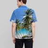 2022 new European and American men's shirts 3D digital printing shirts